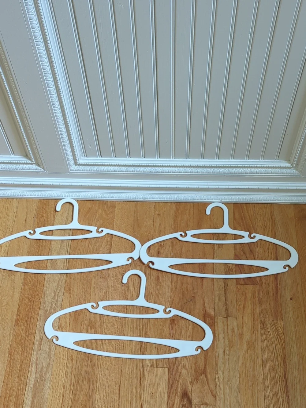 Three-Pack White Accessory Hangers
